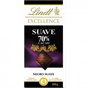 LINDT Excellence chocolate negro 70 % cacao tableta 100 grs